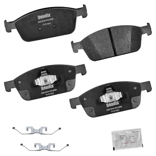 Bendix Priority1 CFC2039 Ceramic Front Brake Pads for Ford Escape 2017-2019, Transit Connect 2014-2017, Lincoln MKC 2018-2019 | OE Fit & Quiet thumbnail 1