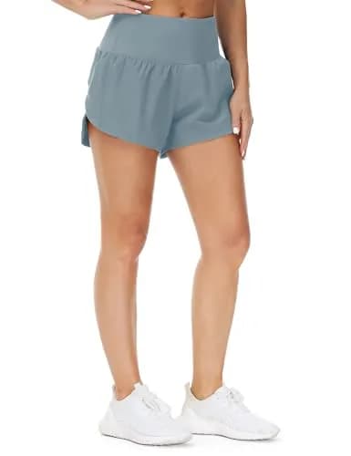 Origiwish Women's High Waisted Running Shorts Quick Dry Workout Shorts | Breathable, Lightweight & Supportive (70-120 chars) thumbnail 6
