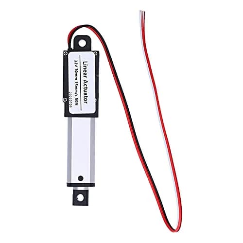 Lairun Mini Electric Linear Actuator 30mm Stroke DC 12V | Built-in Limit Switch, 15mm/s-50N thumbnail 1
