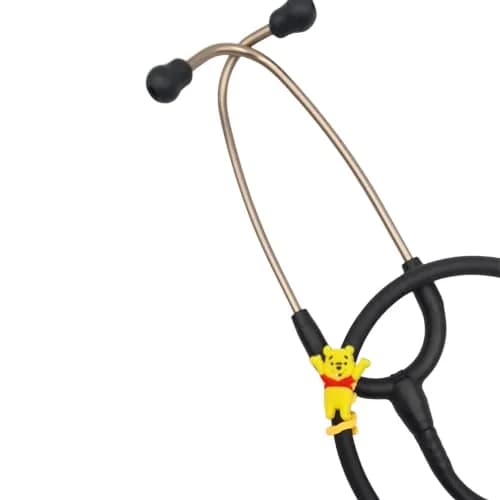 Charmscope Stethoscope Charms - Yellow Bear - Medical Gift | Aluminum, Stainless Steel, ABS thumbnail 1