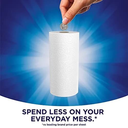 Sparkle Tear-A-Square Paper Towels, 24 Double Rolls (3024 Sheets) | 2-Ply Absorbent & Strong thumbnail 4