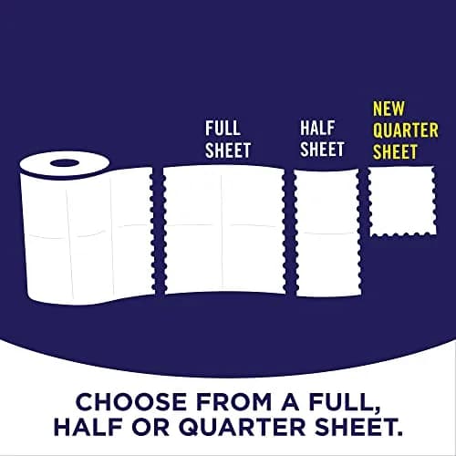 Sparkle Tear-A-Square Paper Towels, 24 Double Rolls (3024 Sheets) | 2-Ply Absorbent & Strong thumbnail 3