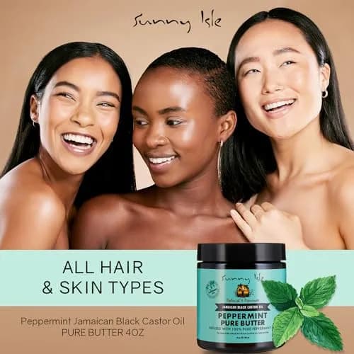 Sunny Isle Jamaican Black Castor Oil Peppermint 4oz | Moisturizes Hair & Skin, Supports Growth, Soothes Dry Areas thumbnail 4