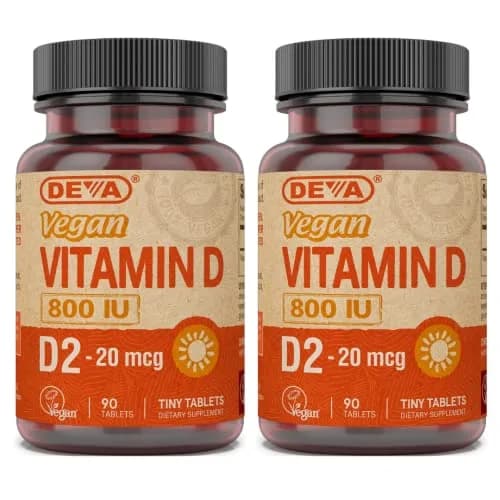 DEVA Vegan Vitamin D2 800 IU | Vegan Supplement for Deficiency Support in India thumbnail 1
