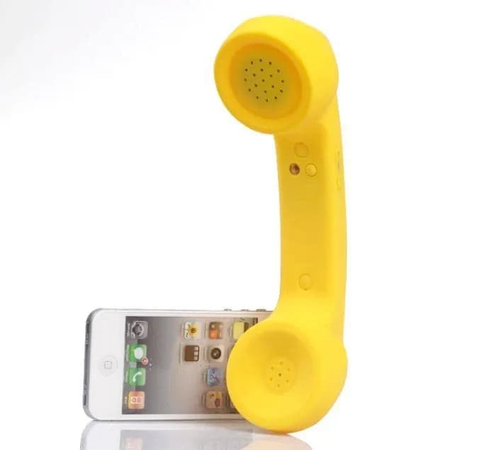 LIONSOUL Retro Bluetooth Handset with USB for Cell Phones & Computers (Yellow) - view 4