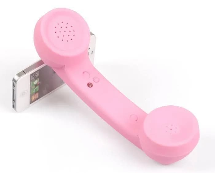 LIONSOUL Pink Retro Bluetooth Handset with USB for Cell Phones & Computers - view 4