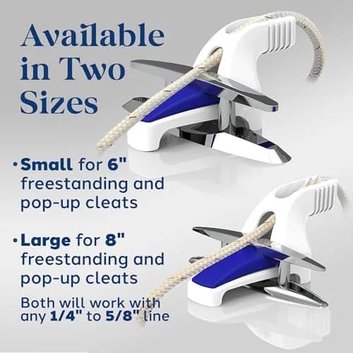 DO-LITTLE FENDER ADJUSTERS Small Cleat | Effortless Boat Fender Management with Versatile Docking Tool thumbnail 6