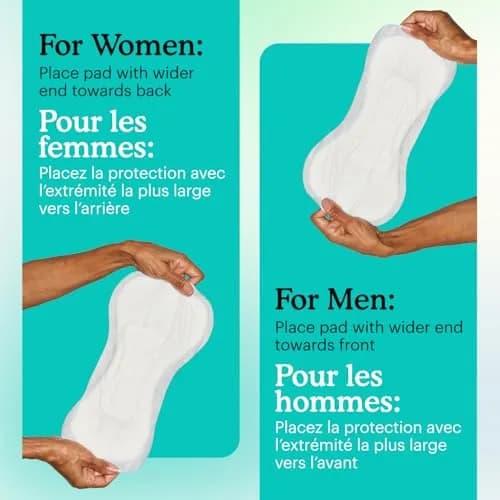 Because Overnight Incontinence Booster Pads for Men and Women | Extra 4 Cups Absorbency, Soft, Unisex, 20 Count thumbnail 6