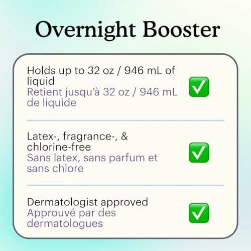 Because Overnight Incontinence Booster Pads for Men and Women | Extra 4 Cups Absorbency, Soft, Unisex, 20 Count thumbnail 8