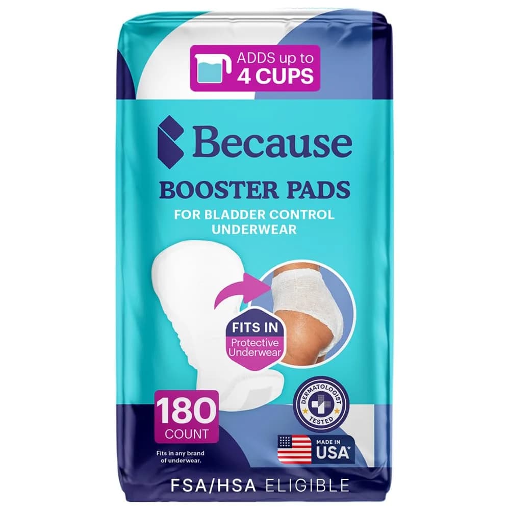 Because Overnight Booster Pads Fits All Adult Diapers | Extra Absorbency for Night Use