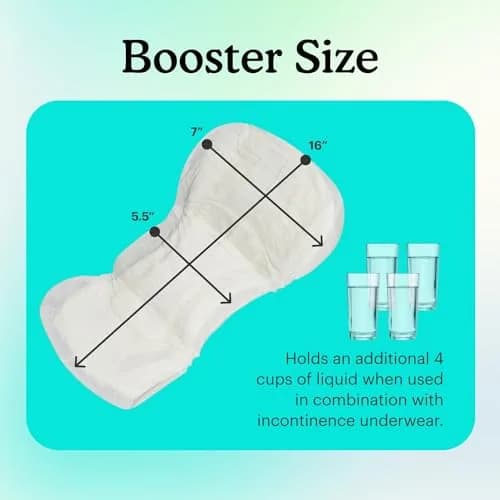 Because Overnight Booster Pads Fits All Adult Diapers | Extra Absorbency for Night Use thumbnail 8