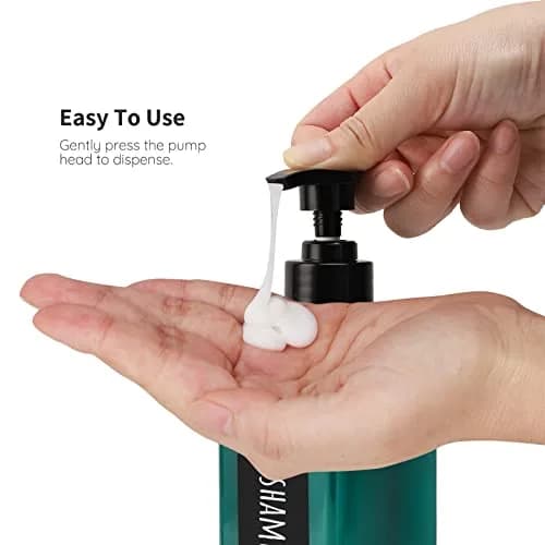 Segbeauty 3-Piece 500ml Pump Dispenser Set | Leak-Proof & Refillable for Bathroom & Travel thumbnail 4