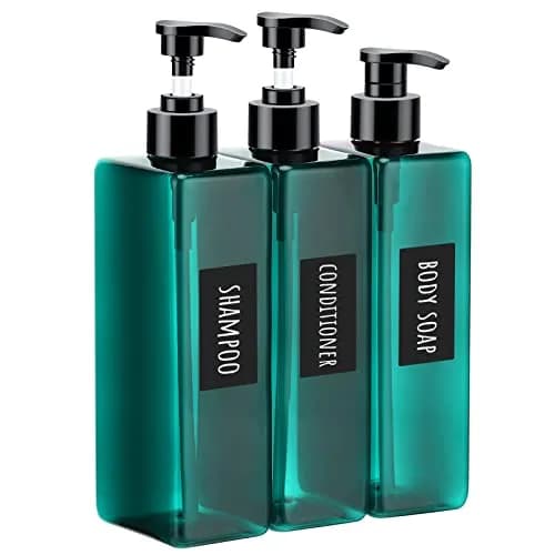 Segbeauty 3-Piece 500ml Pump Dispenser Set | Leak-Proof & Refillable for Bathroom & Travel thumbnail 1