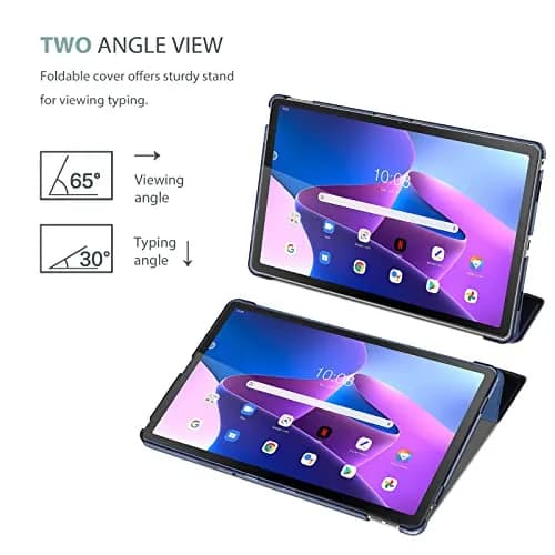 ProCase Slim Stand Case for Lenovo Tab M10 Plus 3rd Gen 10.6" Navy | Auto Sleep Wake & Foldable Stand thumbnail 5