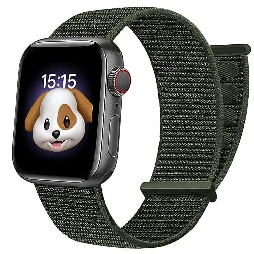 BlackPro Kids Apple Watch Band Breathable Nylon Loop Strap | Soft, Adjustable for Series 9/8/7/6/5/4/3/2/1/SE/SE2 38mm-45mm thumbnail 1