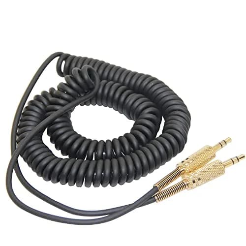 BUTIAO Replacement Aux Extension Cord 3.5mm for Marshall Speakers | Coiled Audio Cable 1m-2.5m thumbnail 3