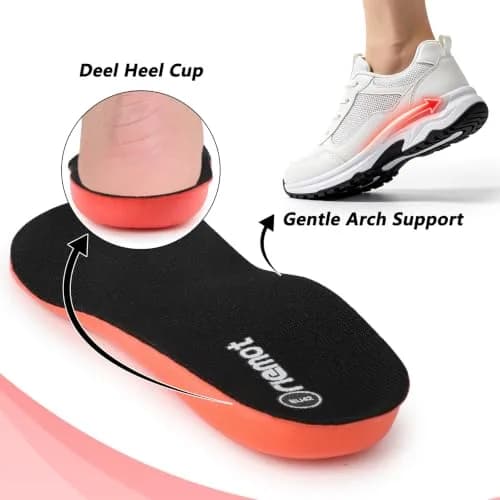riemot Sports Insoles for Men with PU Cushioning | Full-Length Shoe Inserts for Comfort & Support thumbnail 4