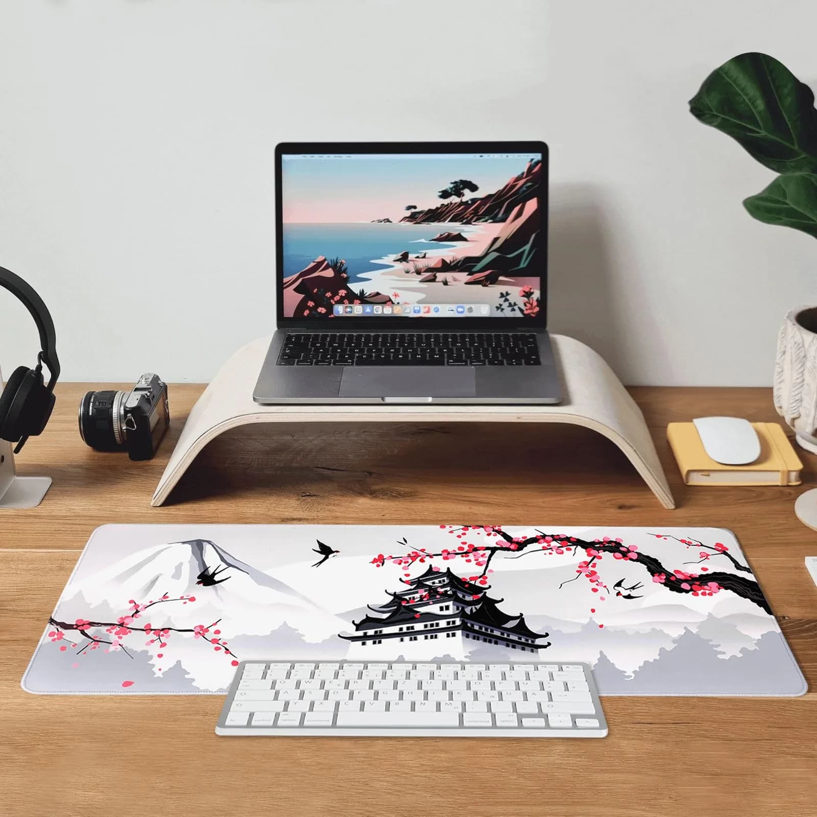 MEWOOCUE Japanese Cherry Blossom Gaming Mouse Pad 80cm x 30cm (31.5 x 11.8 inches) | Smooth Control Surface - view 10
