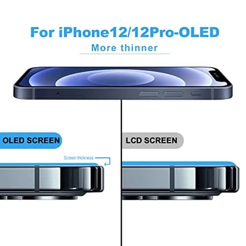 SIMDOG OLED Screen Replacement for iPhone 12/12 Pro 6.1 inch | Full HD Display, 3D Touch, Tools Included thumbnail 5