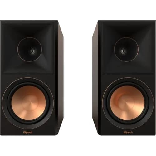 Klipsch Reference Premiere RP-600M II Walnut Bookshelf Speakers | Dynamic Sound with Tractrix Horn thumbnail 4