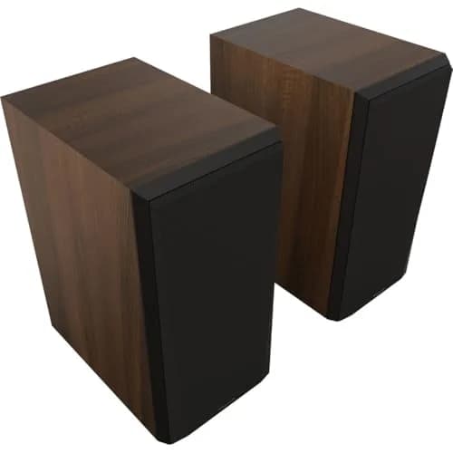 Klipsch Reference Premiere RP-600M II Walnut Bookshelf Speakers | Dynamic Sound with Tractrix Horn thumbnail 3