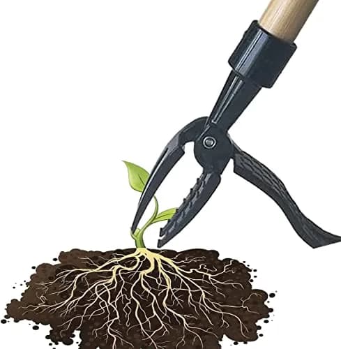 Deashun Stand-Up Weed Picker Head Replacement | Aluminum, Black, 14.5x13.5cm, No Handle thumbnail 1