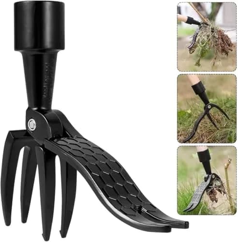 Deashun Stand-Up Weed Picker Head Replacement | Aluminum, Black, 14.5x13.5cm, No Handle thumbnail 9