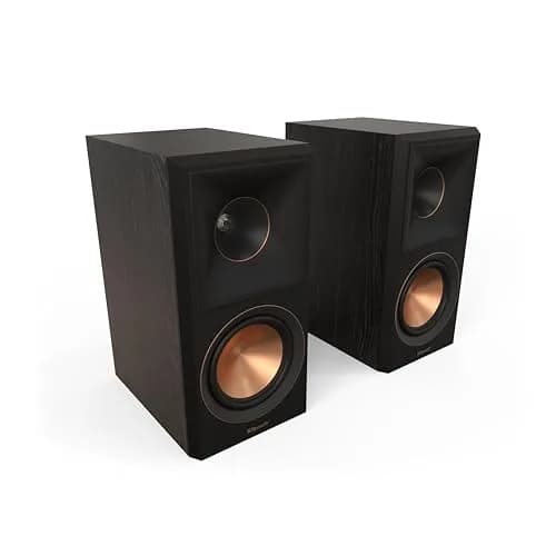Klipsch Reference Premiere RP-500M II Ebony Bookshelf Speakers | Dynamic Sound & Modern Design thumbnail 1