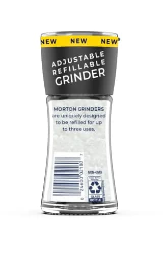 Morton Sea Salt Grinder 2.5 Oz | All-Natural Refillable Salt for Cooking & Table (70-120 chars) thumbnail 4