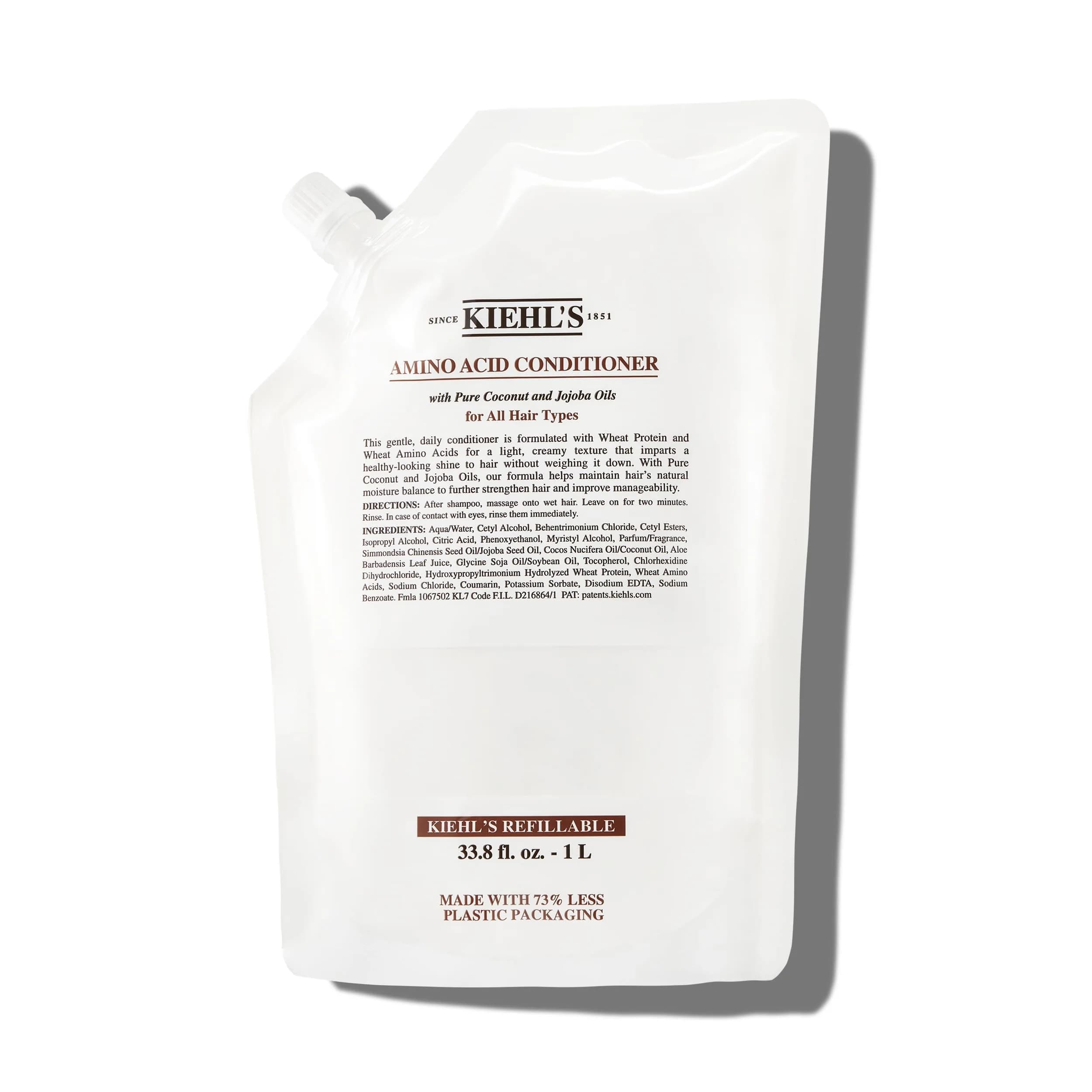 Kiehl's Amino Acid Conditioner 16.9 fl oz | Hydrates & Adds Shine for All Hair Types