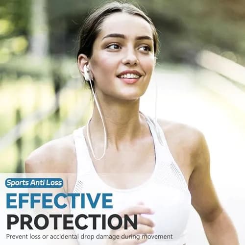 Mooyavia Ultra Strong Magnetic Anti-Lost Strap for AirPods Pro 3rd Gen & 2nd Gen, 5 Pack | Securely Fixes Earbuds During Sports thumbnail 3