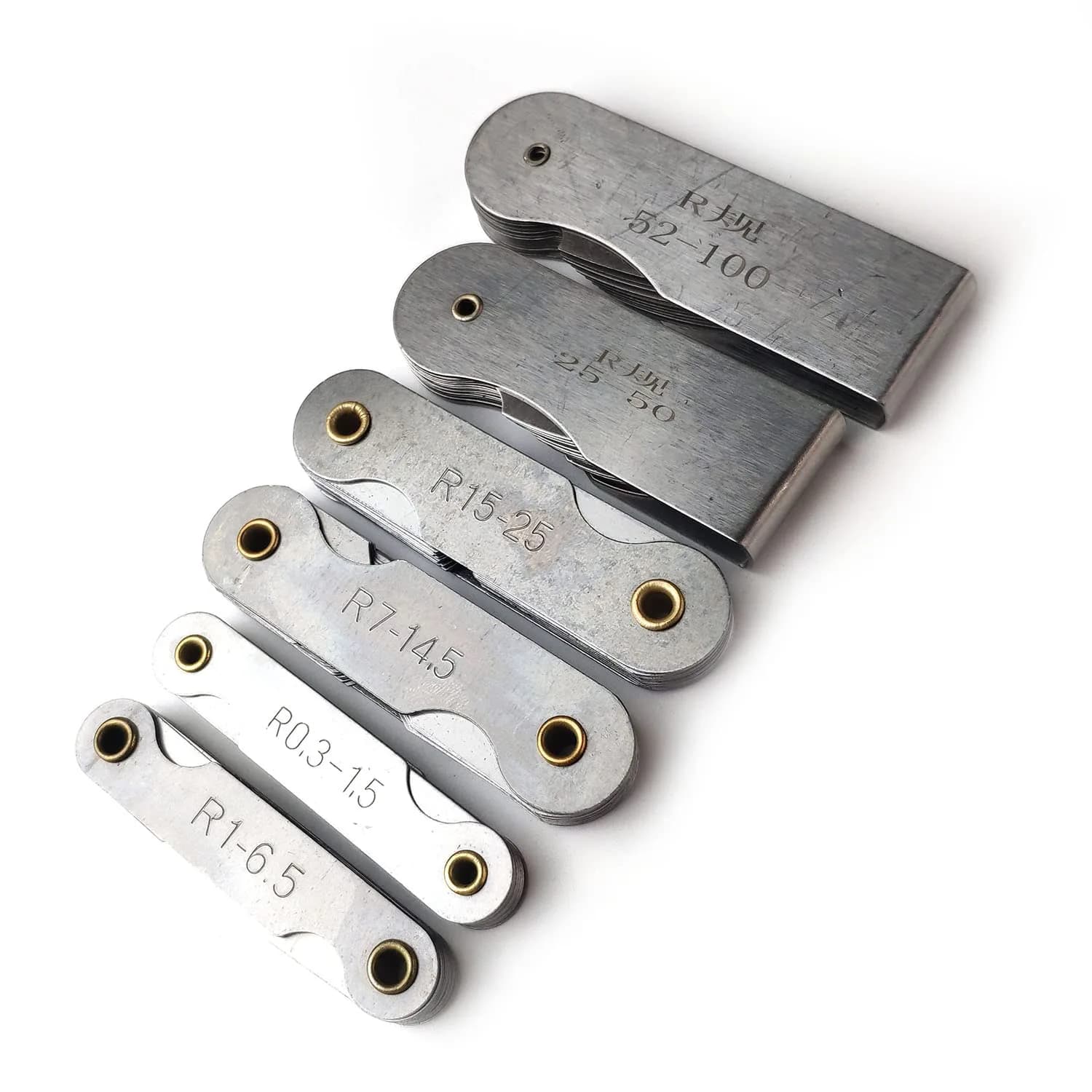 JENSWILL Radius Gauge Set R0.3-100mm (6-Pack) | Precision Measuring Tool for Tool & Die Makers - view 3