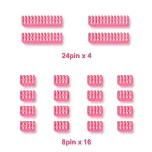 Sirlyr Pink PSU Cable Combs Set,24/8Pin,3.5mm | Bright, Heat-Resistant, Easy Install (70-120 chars) thumbnail 5