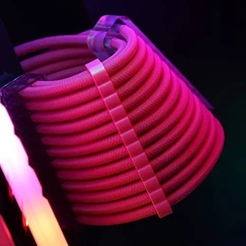 Sirlyr Pink PSU Cable Combs Set,24/8Pin,3.5mm | Bright, Heat-Resistant, Easy Install (70-120 chars) thumbnail 7