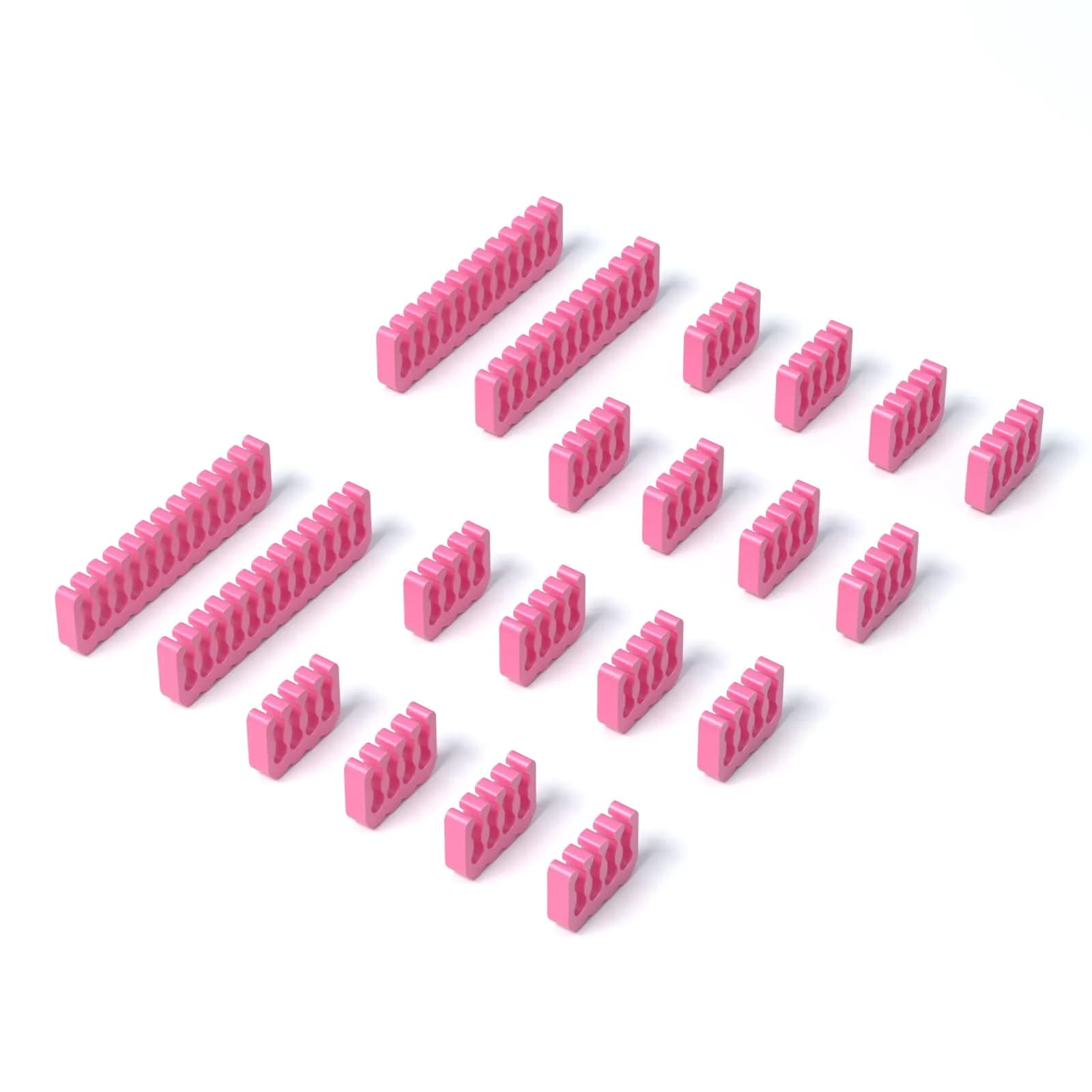 Sirlyr Pink PSU Cable Combs Set,24/8Pin,3.5mm | Bright, Heat-Resistant, Easy Install (70-120 chars)
