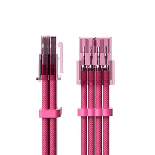Sirlyr Pink PSU Cable Combs Set,24/8Pin,3.5mm | Bright, Heat-Resistant, Easy Install (70-120 chars) thumbnail 2