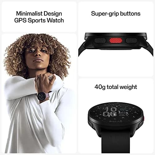 POLAR Pacer GPS Smartwatch for Runners | Ultra-Light, Heart Rate & GPS Tracking, Black, S-L thumbnail 6