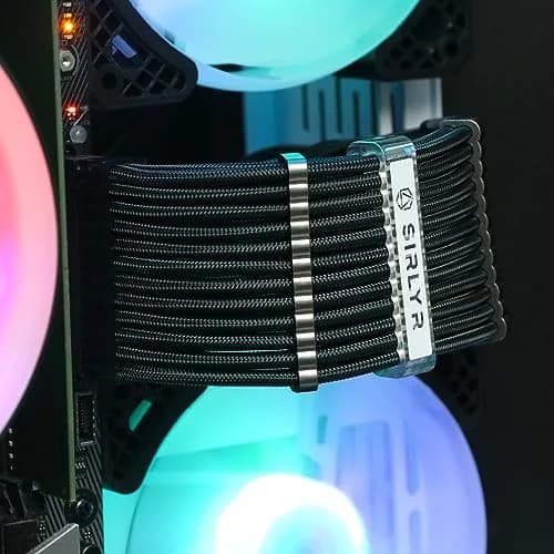 Sirlyr Metal Gray PSU Cable Comb Set 20P | Bright, Durable, Easy Install (70-120 chars) thumbnail 7