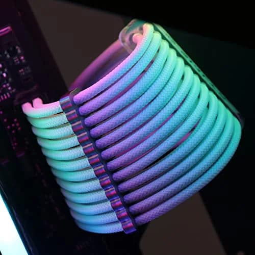 Sirlyr Metal Gray PSU Cable Comb Set 20P | Bright, Durable, Easy Install (70-120 chars) thumbnail 9