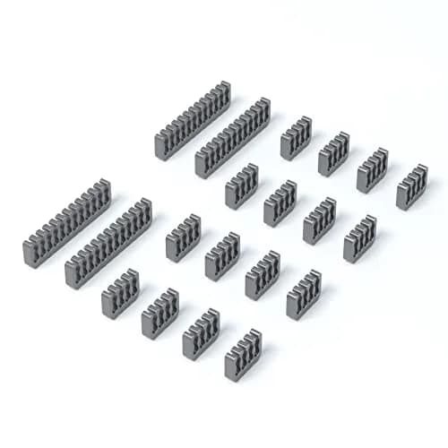 Sirlyr Metal Gray PSU Cable Comb Set 20P | Bright, Durable, Easy Install (70-120 chars) - main product image
