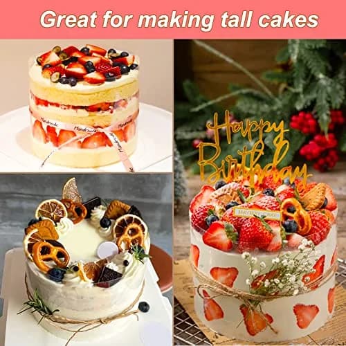 BYKITCHEN Acetate Cake Collar Roll 30cm x 10m (12in x 32.8ft) | Food Grade PP for Mousse & Chocolate Wrapping thumbnail 6