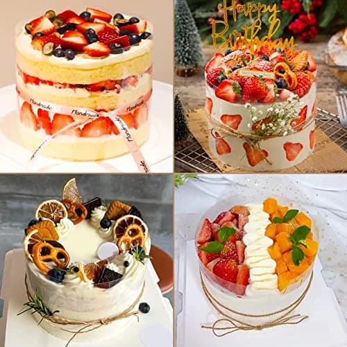 BYKITCHEN Acetate Cake Collar Roll 30cm x 10m (12in x 32.8ft) | Food Grade PP for Mousse & Chocolate Wrapping thumbnail 8