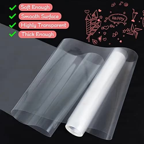 BYKITCHEN Acetate Cake Collar Roll 30cm x 10m (12in x 32.8ft) | Food Grade PP for Mousse & Chocolate Wrapping thumbnail 3
