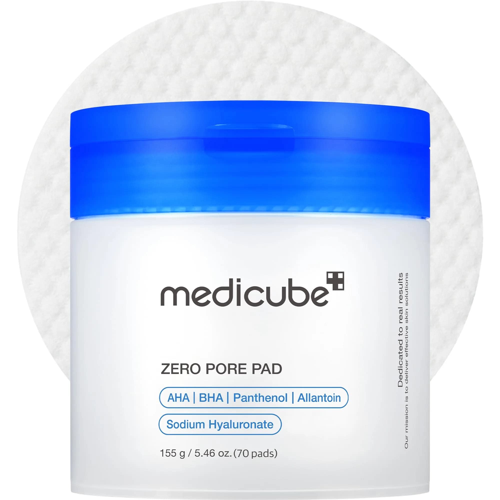 medicube Zero Pore Pad 2.0 Toner Pads for Exfoliation and Pore Care | 70 Count (Pack of 1)