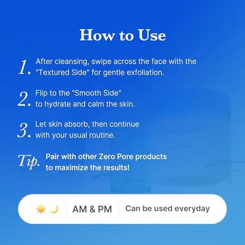 medicube Zero Pore Pad 2.0 Toner Pads for Exfoliation and Pore Care | 70 Count (Pack of 1) thumbnail 7