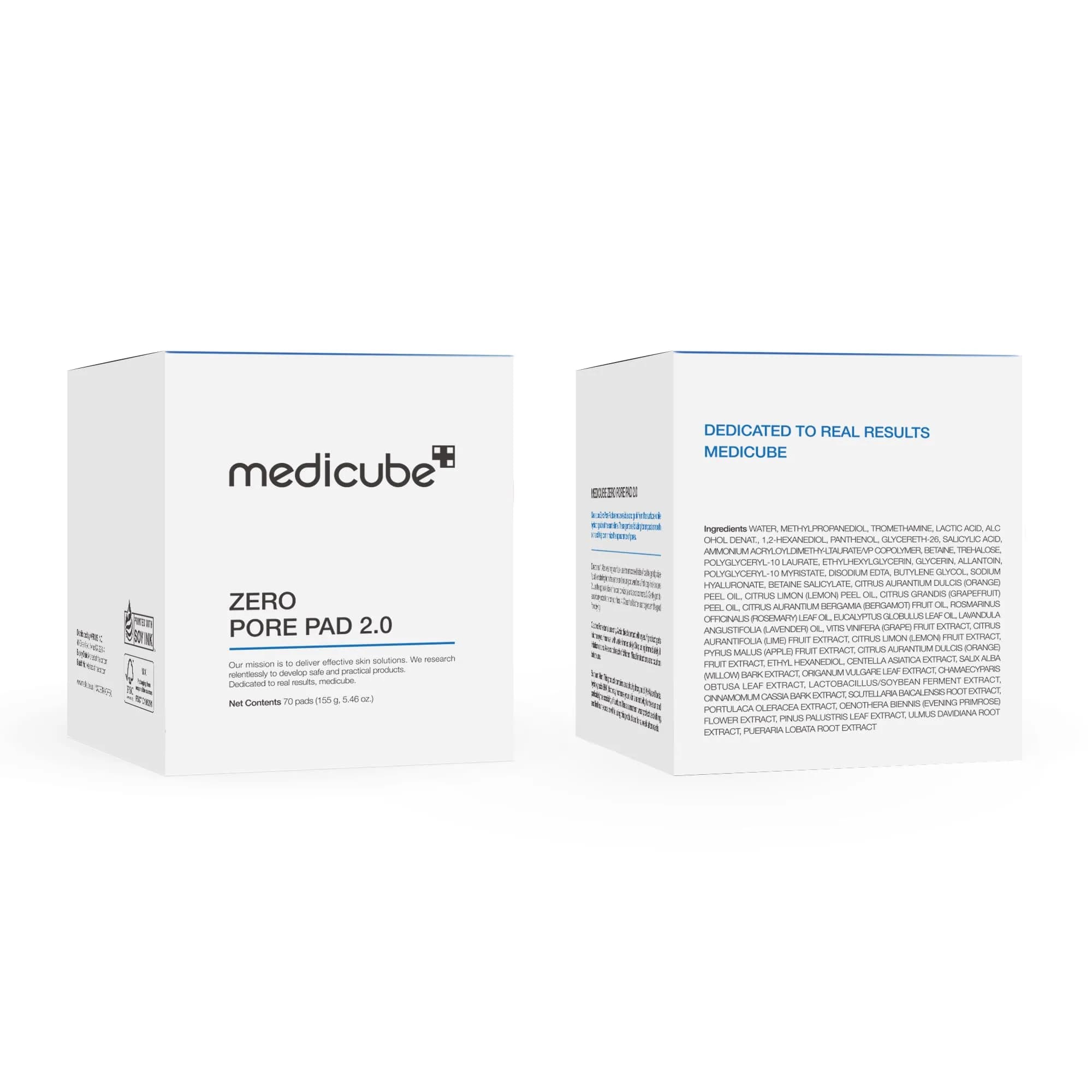 medicube Zero Pore Pad 2.0 Toner Pads for Exfoliation and Pore Care | 70 Count (Pack of 1) - view 9