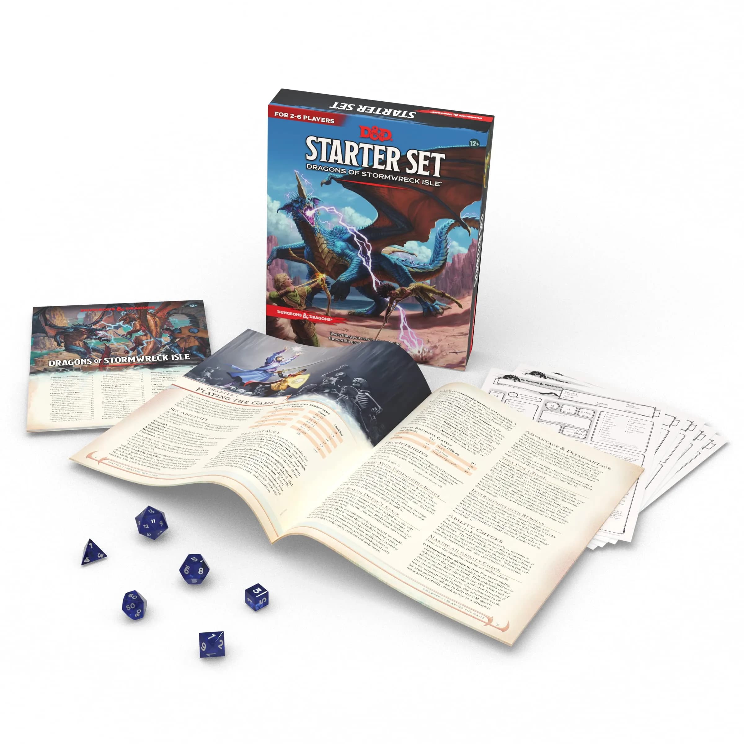 Dungeons & Dragons Starter Set: Dragons of Stormwreck Isle | 5th Edition Adventure Book & Dice Set - main product image