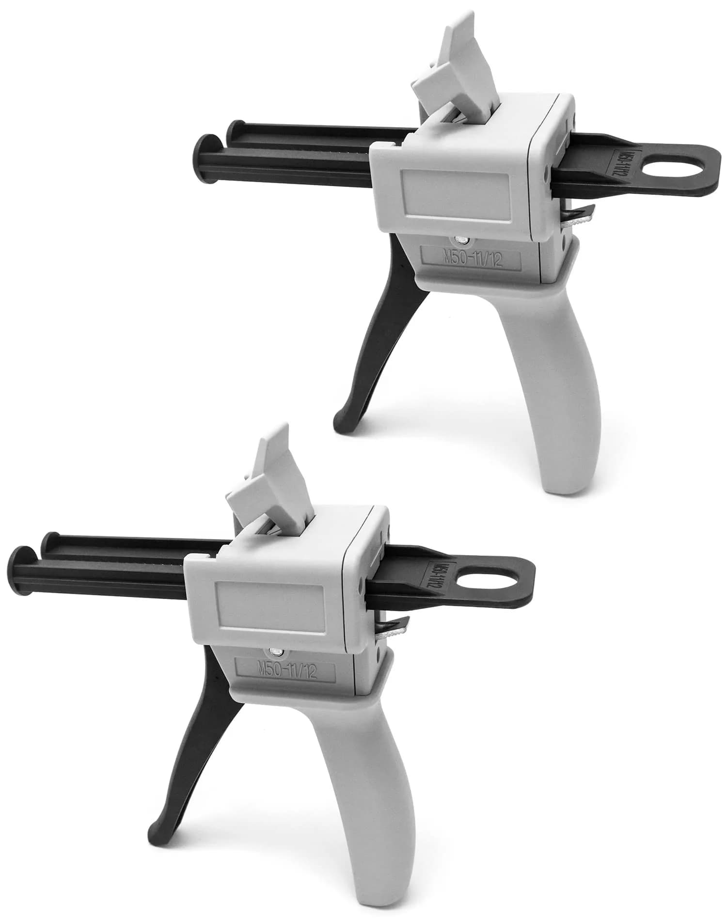 QWORK 50ml Dual Cartridge Dispensing Gun Kit | 1:1/1:2 Ratio AB Epoxy Applicator - main product image