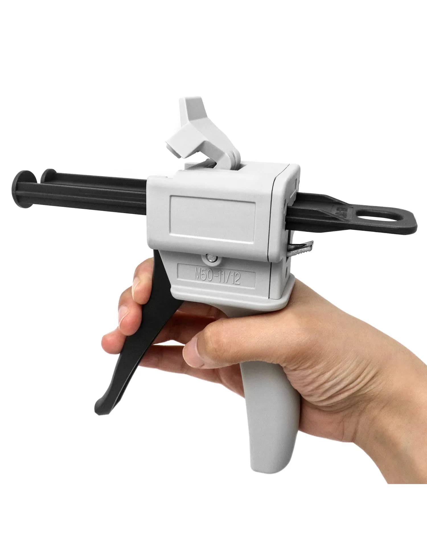 QWORK 50ml Dual Cartridge Dispensing Gun Kit | 1:1/1:2 Ratio AB Epoxy Applicator - view 5
