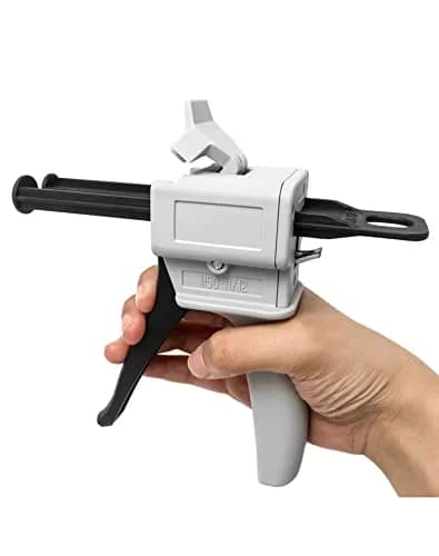 QWORK 50ml Dual Cartridge Dispensing Gun Kit | 1:1/1:2 Ratio AB Epoxy Applicator thumbnail 5